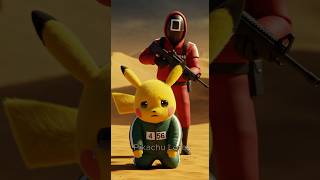 Pikachu Tries Squid Game | Charmander and Squirtle #pikachu
