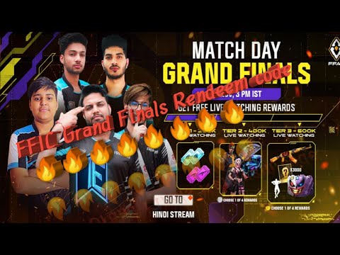 FFAC Grand finals rendeem code received time 🔥🔥