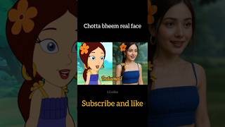 Chota bheem real life faces 😊😍 || #shorts #ytshorts #youtubeshorts #cartoon #oggy #doraemon #kids
