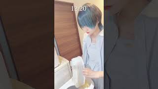 【モーニングルーティーン】現役コンカフェ嬢の1日 #shorts #メイドカフェ #秋葉原