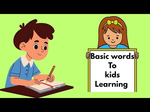 Basic word to kids learning | Basic English | Kids learning | English urdu words
