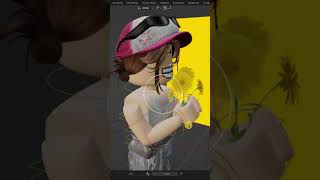 Making a PAID GFX #shorts #short #roblox #gfx #robloxgfx #blender #blender3d #paid
