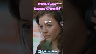 What is your biggest strength?  #JobInterview #InterviewTips #CareerAdvice #Strengths #JobHunting