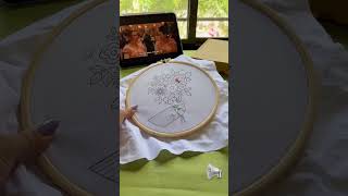 Bridgerton ♥️SOUND ON📢 all about embroidery #music #love #embrodiery #diykit