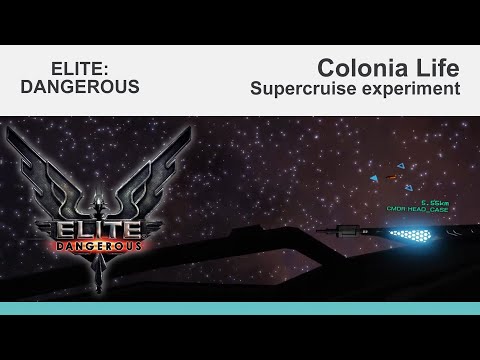 Can you see other ships (not as the "comets") in Super Cruise? - an answer. [Elite Dangerous]