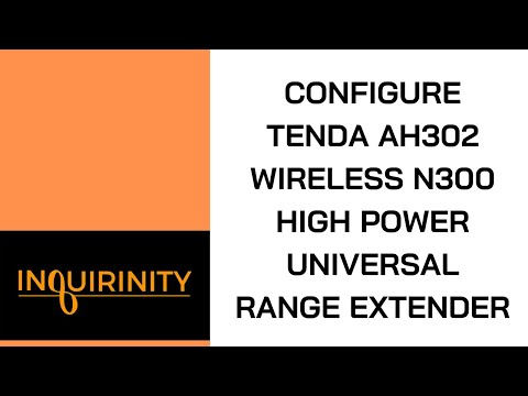 Configure Tenda as an Access Point and Range Extender