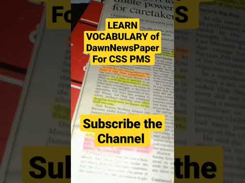 #vocabulary #motivation #dawnvocabulary #vocabularylearning #dawnnews