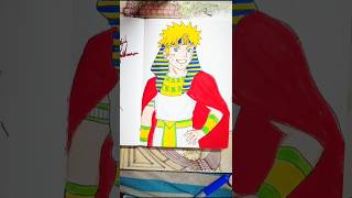 Naruto x Egyptian trend🏜️|| #gbtart  Naruto|| narutoshippuden #anime #egyptian#fypviral
