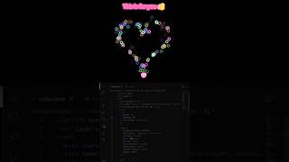👩‍💻 Made with 💗 using HTML, CSS & JavaScript. #CodeWithHeart #shorts #codinglove #codelife #viral