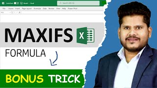 Why You Should Use FASTER Max ifs Formula in Excel ( Bonus Trick ) - Excel Formulas and Functions