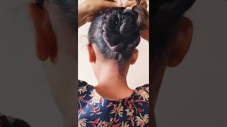 New clether hairstyle! Big ban hairstyle! simple hairstyle! #hair # hairstyle  #viralyoutubeshorts