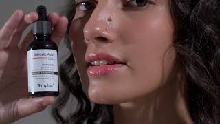 Salicylic Acid 2% Serum for Acne, Blackheads & Oily Skin | Simplist