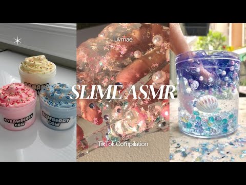 SLIME ASMR 💗 TikTok Compilation Video // Relax and destress