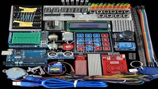 Starter Kit for Arduino Uno R3 - Uno R3 Breadboard and holder Step Motor / Servo /1602 LCD
