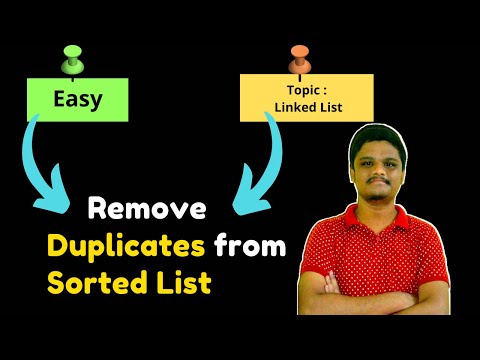Remove Duplicates from Sorted List | Linked List