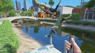 GTA 5 - Explosions vs NPC's Ragdolls Ep.214 | Euphoria Physics Ragdoll