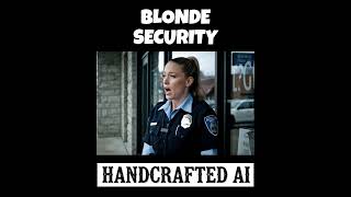 BLONDE SECURITY #aivideo #dadjoke #dadjokes #sitcom #funny #joke #veo3 #aijokes #blonde #blondes