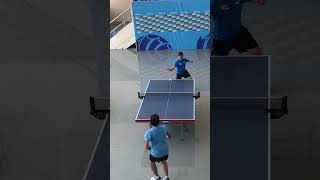 Smooth spin backhand and forehand #matchplay #tabletennisplayer #pingpong #spin #tabletennis