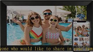 Digital Picture Frame Funcare 15.6 Inch Large WiFi Digital Photo Frame with Full HD Touchscreen, 32