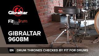 Gibraltar 9608M Drum Throne checked by FIT FOR DRUMS (ENG)