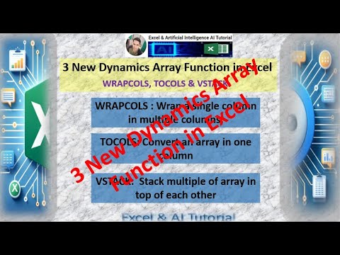 #excel New dynamics array functions in excel #microsoftoffice #exceltips #excelinterview