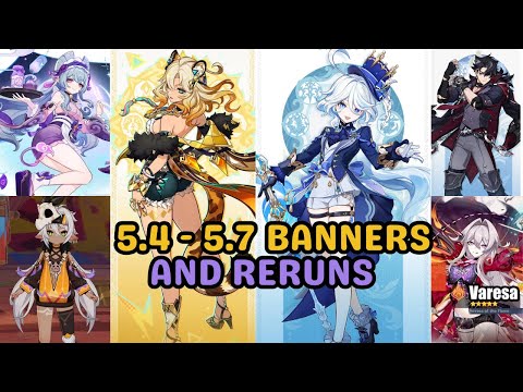 Genshin Impact 5.4 to 5.7 Banners Revealed: New Characters, Leaks & Reruns!