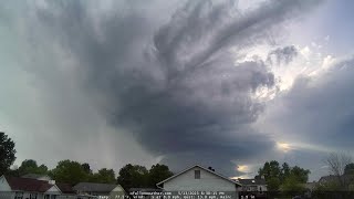 Stunning Rotating Updraft Time-lapse