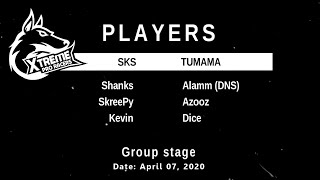 XHT 1: Group stage - SKS [3:0] tumama | Shanks, SkreePy, Kevin, Azooz, Dice