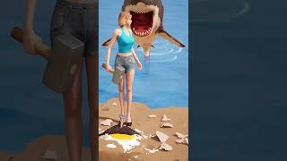 लड़की ने इस मछली को खा गई 😲 #shorts #ytshort #viralshorts #3d #3danimals