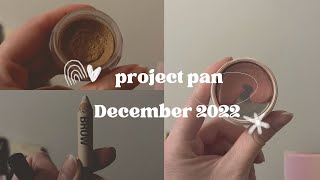 project pan update | december 2022 (2 empties!!) 🤪 #projectpan