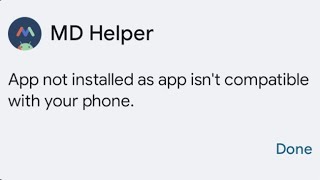 App Not Compatible On Your Device Fix 💯