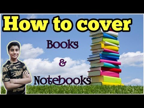 DIY| How to cover books with brown paper| How to cover school books notebooks | Brown paper covering