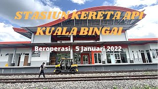 STASIUN KERETA API KUALA BINGAI - Stasiun Modern di Stabat