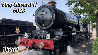 King Edward II at Didcot Railway Centre in August 2020 before it's overhaul in due course