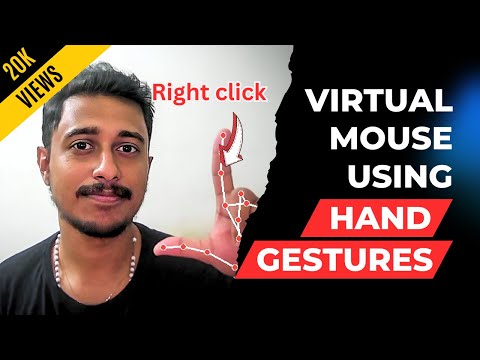 Virtual Mouse Using Hand Gesture Recognition | AI Mouse | OpenCV Virtual Mouse | MediaPipe