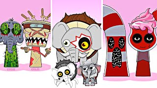 Sprunki OC x Benny & Nom 🍬 SYMBIOSIS All Phases  Incredibox Remix #Sprunki #Incredibox