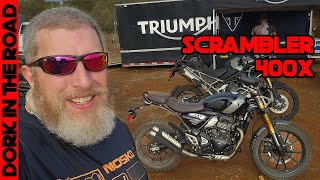 Triumph Scrambler 400X On and Off Road Test Ride and First Impressions (In Texas!)