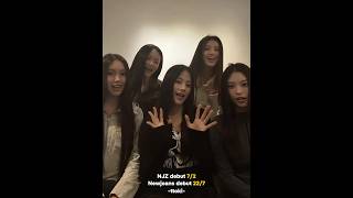 NJZ are back! #NJZ #hanni #minji #haerin #hyein #danielle
