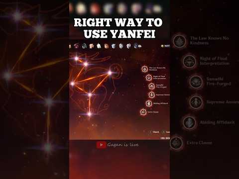 RIGHT WAY TO USE YANFEI 🔥 #viral #genshinimpact #trendingshorts #hoyocreators