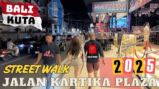 Bali Kuta 4K Nightlife Street Walking Tour Today 2025