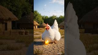 लालच का अंजाम 😢 | The Greedy Farmer & Magic Hen | Moral Story | AI Animated #shorts