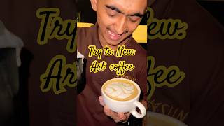 Art coffee #shorts #trending #coffeeart #barista #latteart #coffeelatteart