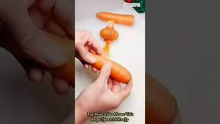 Making Lampion with Carrot #Beautiful Lampion #crafts #craftsDIY #shorts