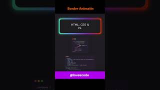 ✨Cool Animated Borders – Improve Your UI Design Fast