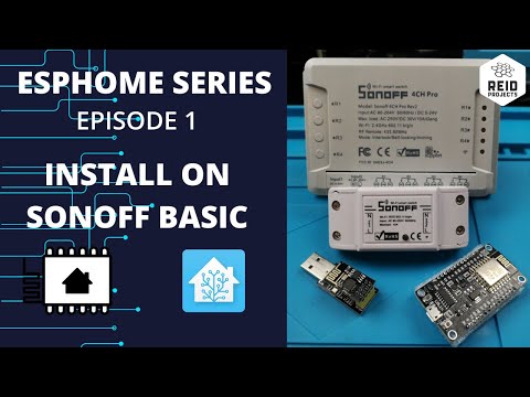 How to Install ESPHome on Sonoff Basic and Home Assistant