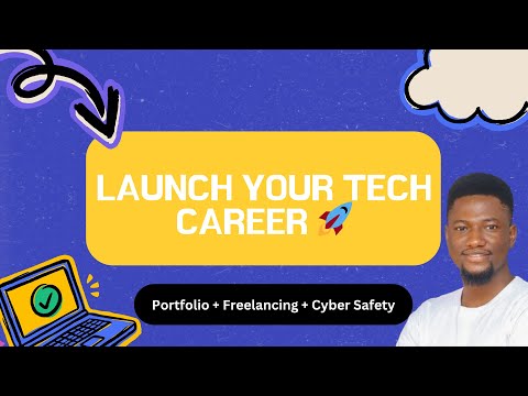 Build Your Tech Portfolio & Start Freelancing | GitHub, Behance, Fiverr, AI (Zero to Tech – Week 4)