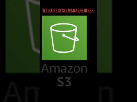 #wt is S3 Life cycle manager #aws #cloud #technology #awsdevops #aws interview shorts
