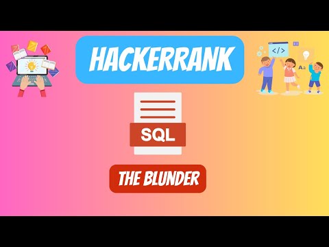 HackerRank SQL Solution || #32 The Blunder || #youtubevideo