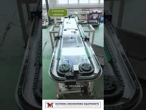 Upper & Lower Double Track Ring Guide Rail Conveyor Line | Advanced Automation Solutions