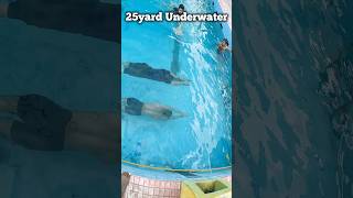25 Yards Underwater Swimming 🏊🏻 #swimming #swimmingtips #underwater
